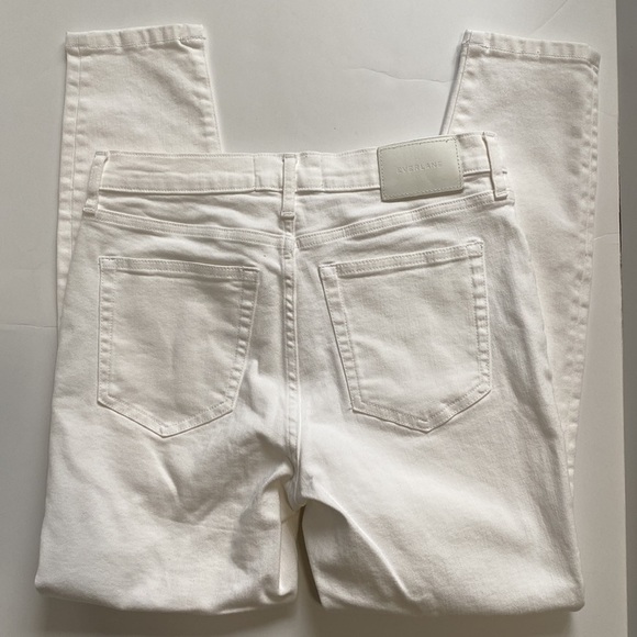 Everlane The High Rise Skinny Jean White Ankle Stretch Sz 29 - Picture 11 of 13
